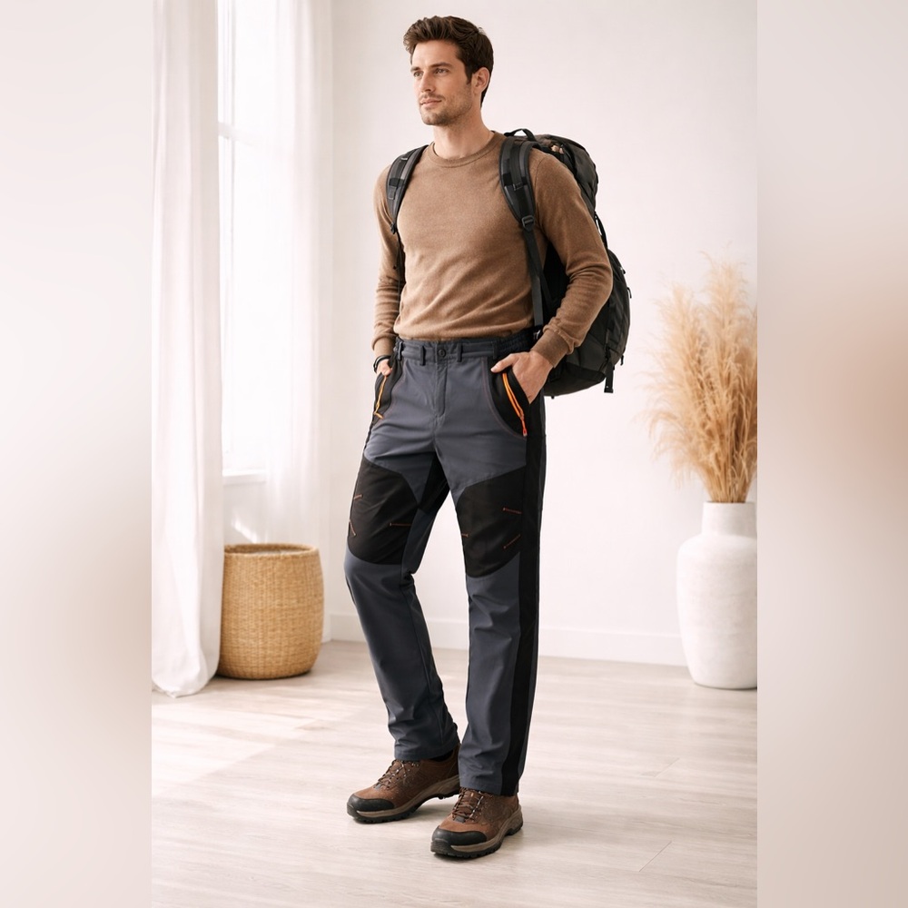 Summitskin Bombshell Snowboard 36x32 Fleece Lined Hiking Outdoor Technical Pants - Picture 2 of 6
